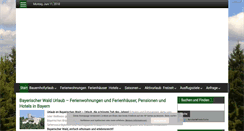 Desktop Screenshot of ferienwohnungen-bayerischer-wald.com