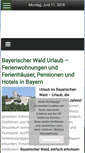 Mobile Screenshot of ferienwohnungen-bayerischer-wald.com
