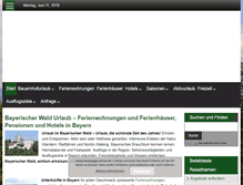 Tablet Screenshot of ferienwohnungen-bayerischer-wald.com